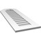 Ekena Millwork Octagonal Top Surface Mount PVC Gable Vent w/ 3-1/2"W x 1"P Standard Frame, 14"W x 40"H GVPOT14X4001SN - alternate 3